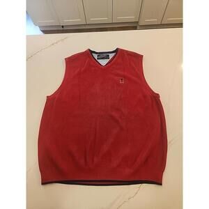 Tommy Hilfiger Red Sweater Vest Size XL